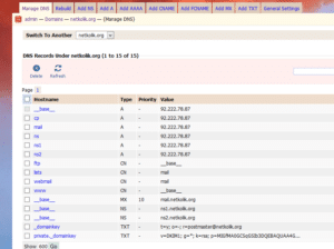 Kloxo-MR DNS Settings