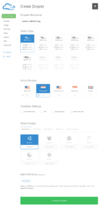 DigitalOcean Control Panel