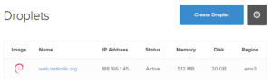 DigitalOcean Droplets