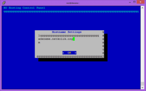 XOPanel Hostname