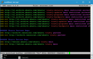 Ubuntu Save sources.list