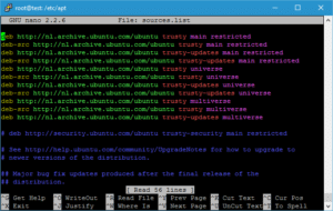 Ubuntu Current sources.list