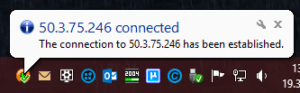 OpenVPN Connected