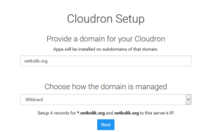 Cloudron Setup