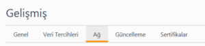 Ziproxy Mozilla Firefox Gelişmiş Ağ