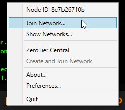 ZeroTier - Windows Join Network